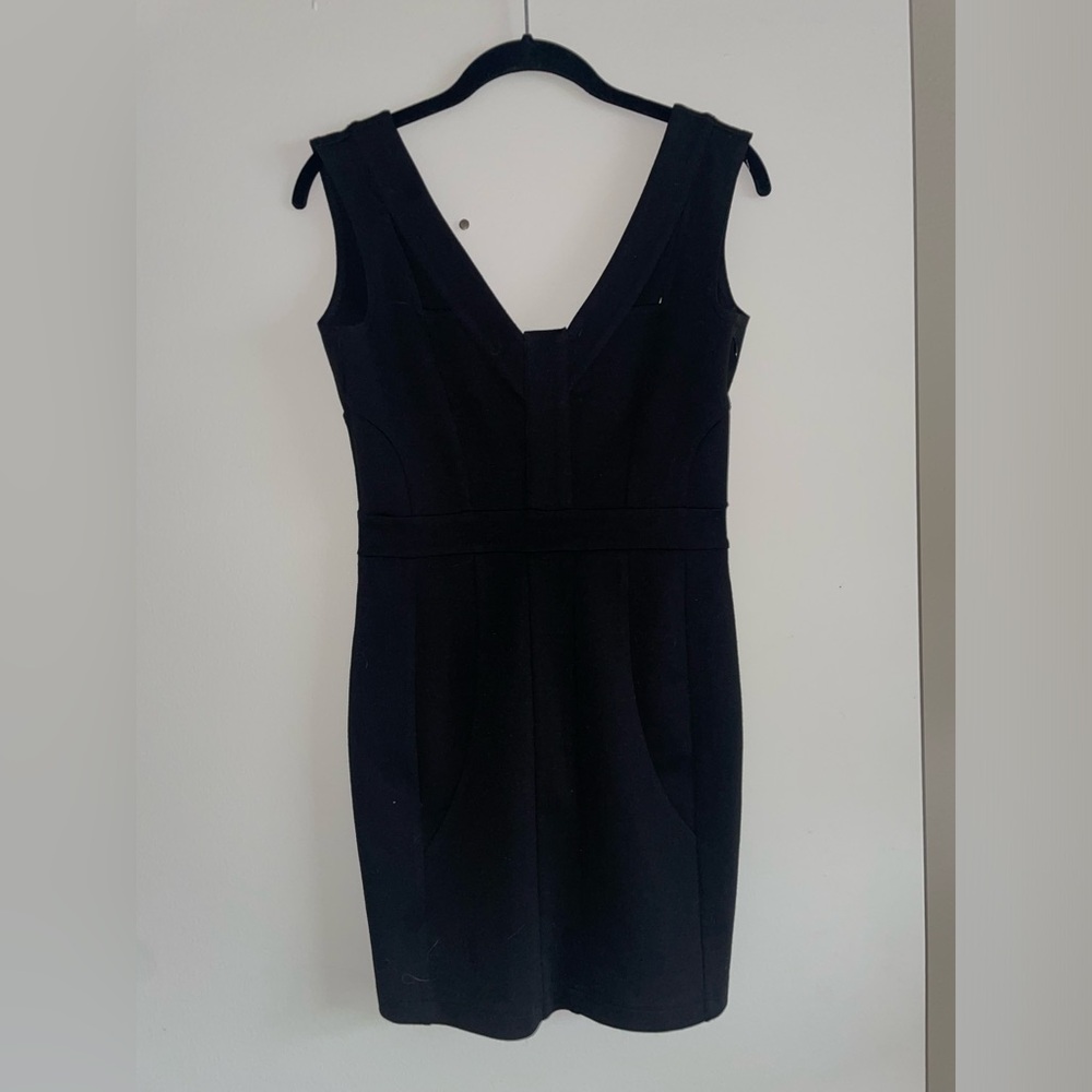 Finders Keepers Australia Sexy Black Bodycon Dress w/Cut-Out Details Sz 4